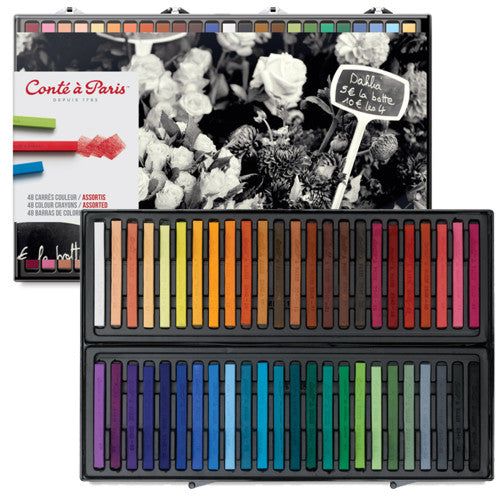 Pastel Seco Conté à Paris Carré 48 Cores